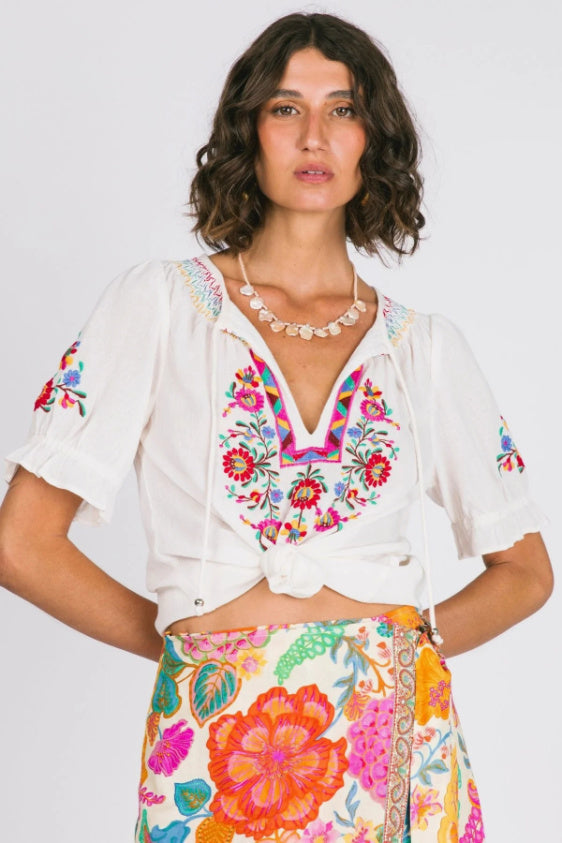 Bella Blouse - White
