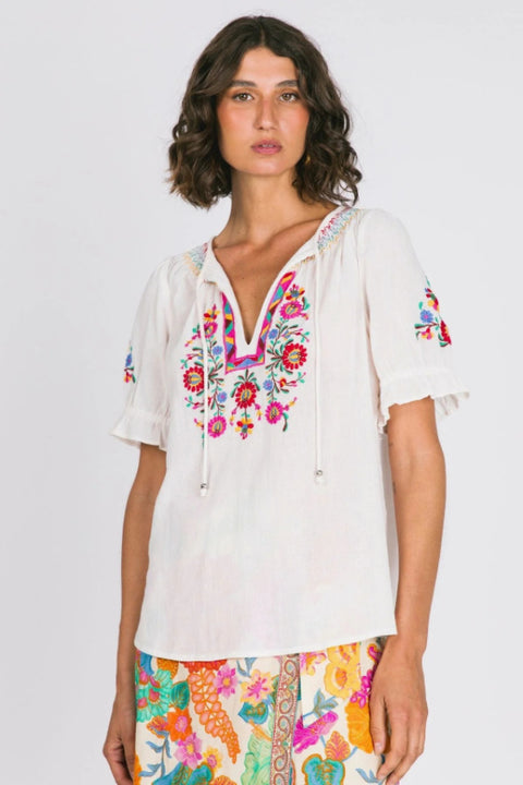 Bella Blouse - White