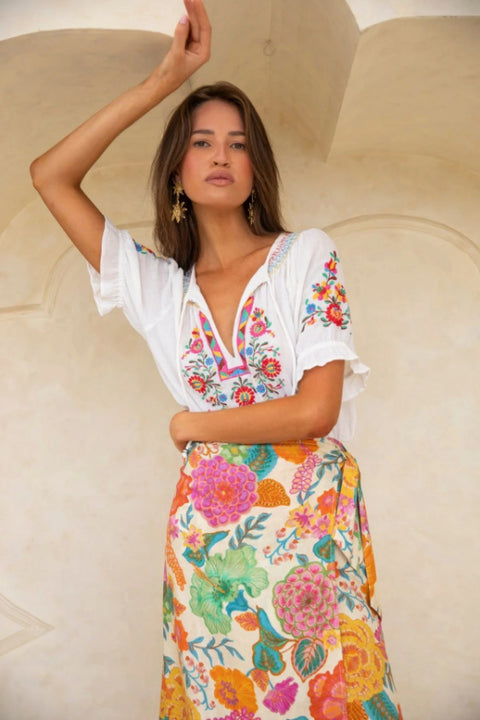 Bella Blouse - White