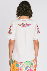 Bella Blouse - White
