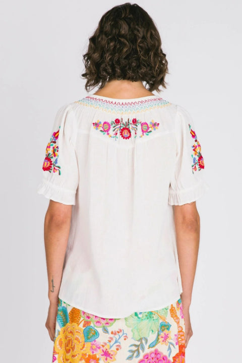 Bella Blouse - White