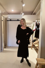 Noir Maxi Slip - Black Fuijette