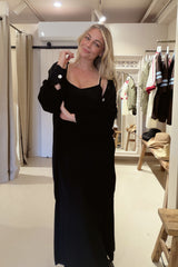 Noir Maxi Slip - Black Fuijette