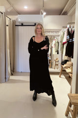 Noir Maxi Slip - Black Fuijette