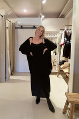 Noir Maxi Slip - Black Fuijette