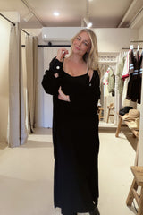 Noir Maxi Slip - Black Fuijette