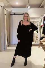 Noir Maxi Slip - Black Fuijette