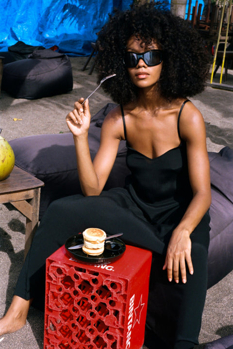 Noir Maxi Slip - Black Fuijette