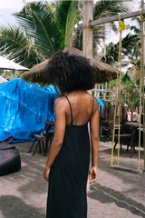 Noir Maxi Slip - Black Fuijette