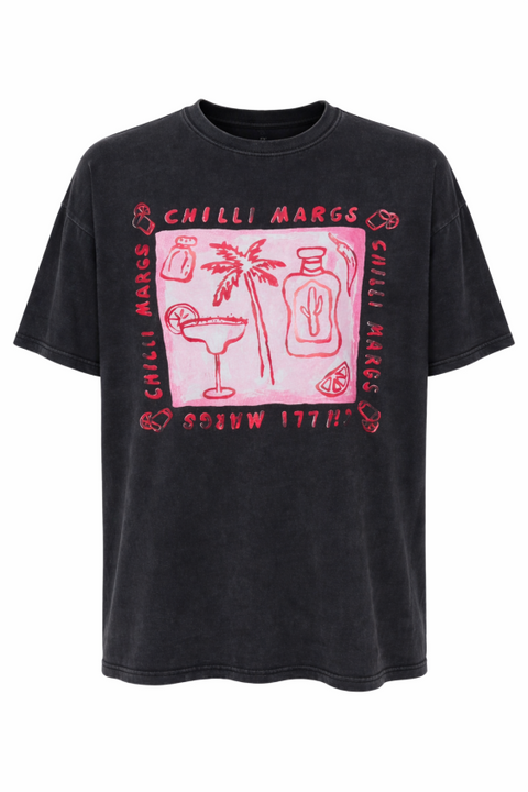 Black Spicy Margs Tee