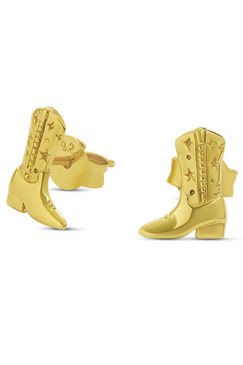 Cowgirl Boot Studs - Gold