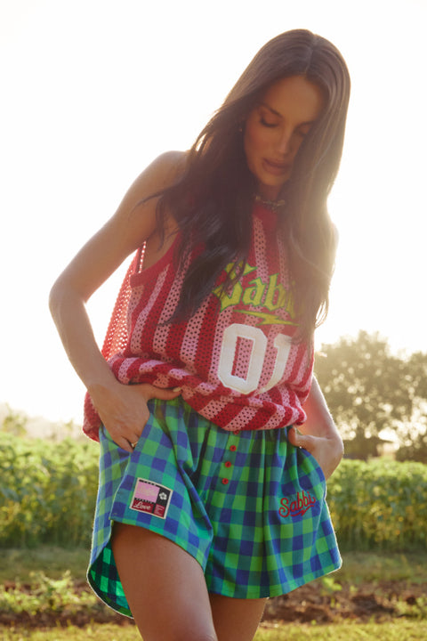 The Boxer Short - Be Youtiful Green Check