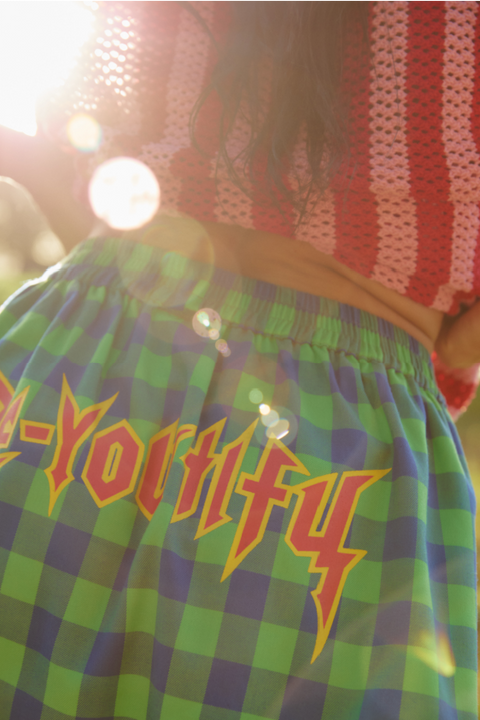 The Boxer Short - Be Youtiful Green Check