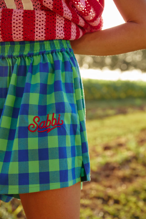 The Boxer Short - Be Youtiful Green Check