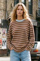 Coco Sky Stripe Long Sleeve