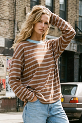 Coco Sky Stripe Long Sleeve