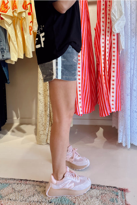 Camo Racer Denim Short