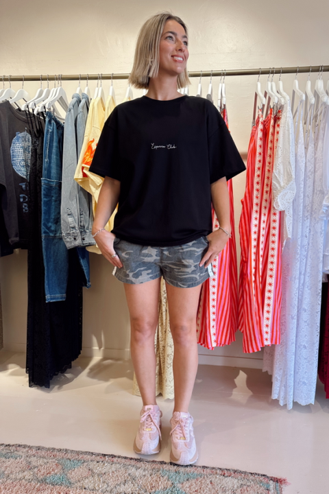 Camo Racer Denim Short