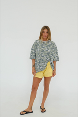 By Billie Oversized tee - camo star