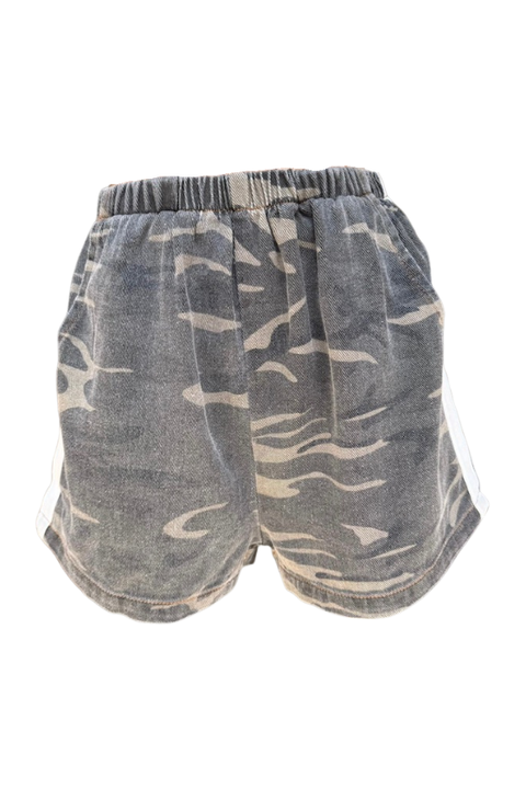 Camo Racer Denim Short