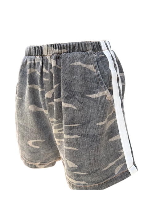Camo Racer Denim Short