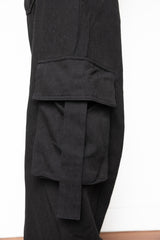 Cleo Cargo Pants - Black