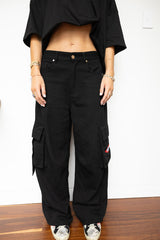 Cleo Cargo Pants - Black