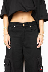 Cleo Cargo Pants - Black