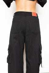 Cleo Cargo Pants - Black