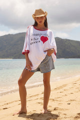 Champagne Is For Lovers Tee - Off White