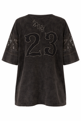 The Chase Your Dreams Lace Tee - Black