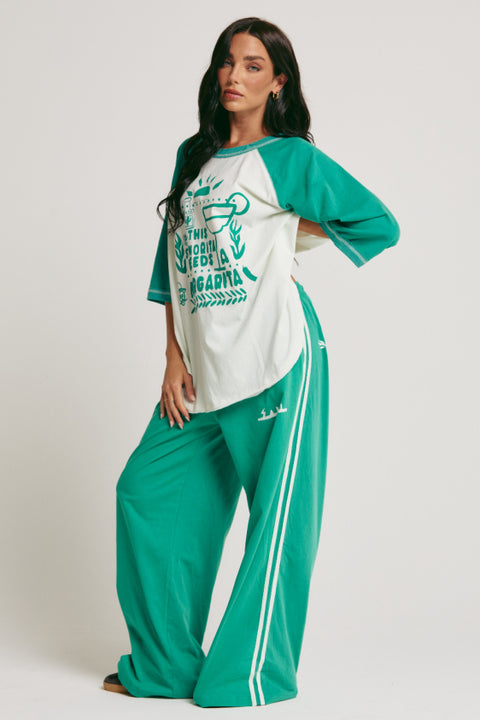 The Chido Pants - Green Margie