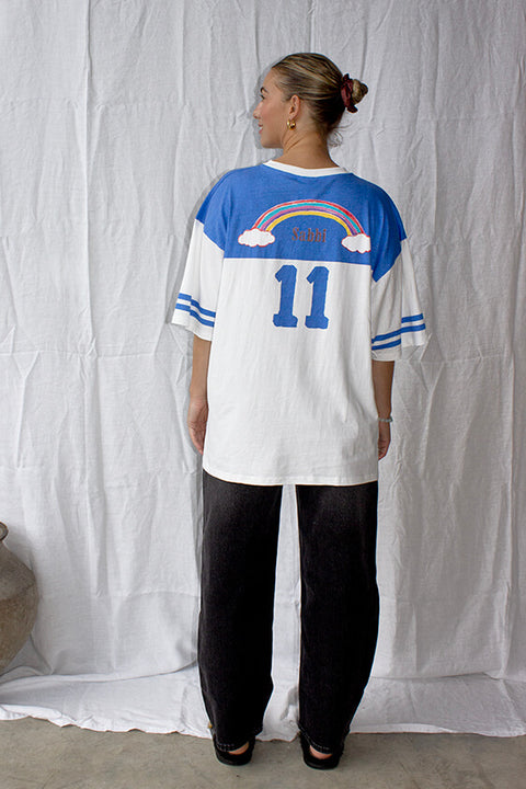The Boyfriend Fit Pony Club Tee - Blue