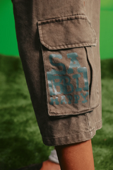 The High Quality Human Jorts - Khaki
