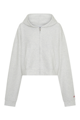 SSAINT Cropped Hoodie Grey/Red