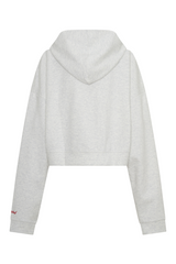 SSAINT Cropped Hoodie Grey/Red