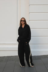 SSAINT Cropped Hoodie Black/Butter