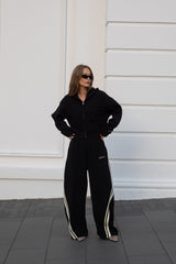 SSAINT Cropped Hoodie Black/Butter