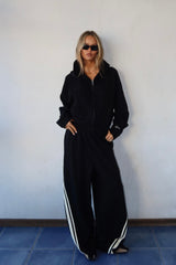 SSAINT Cropped Hoodie Black/Butter