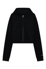SSAINT Cropped Hoodie Black/Butter