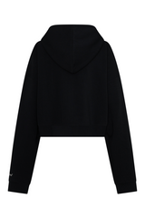 SSAINT Cropped Hoodie Black/Butter