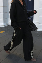 SSAINT Cropped Hoodie Black/Butter