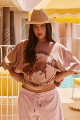 The Crazy Horse Tee - Clay