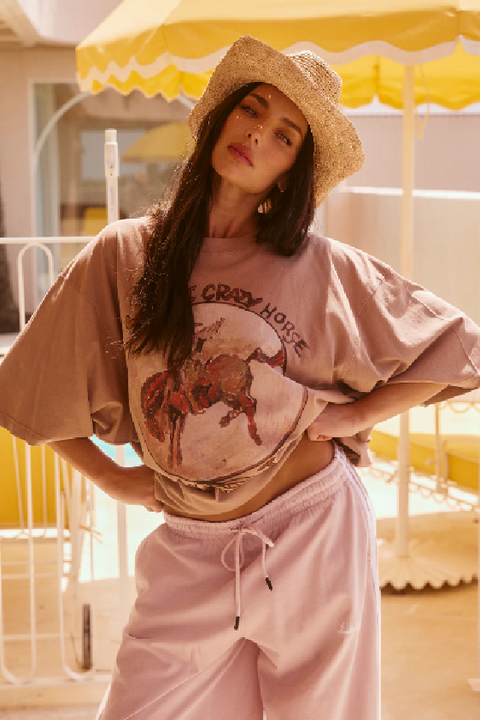 The Crazy Horse Tee - Clay