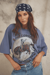 The Crazy Horse Tee - Dusty Lavender