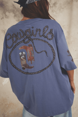The Crazy Horse Tee - Dusty Lavender