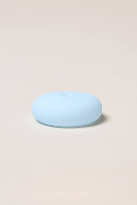 Frosted Glass Holder Small - Blue