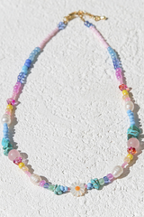 Rainbow Daisy Necklace