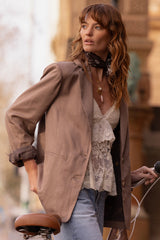 Dallas Blazer - Smokey Taupe