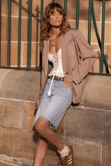 Dallas Blazer - Smokey Taupe